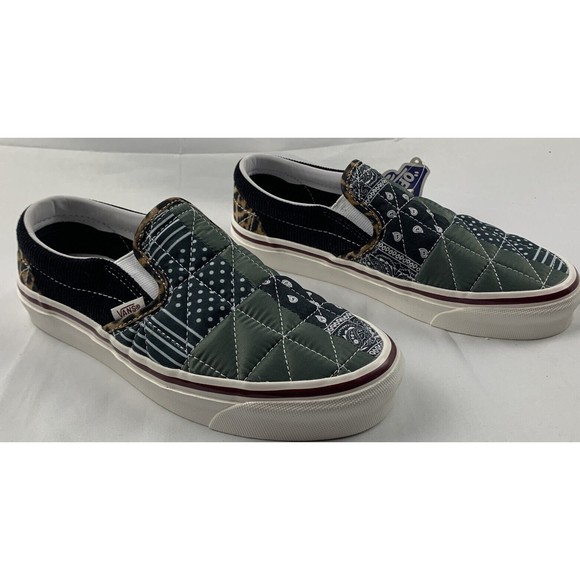 Vans Classic Slip-On Quilted Mix Anaheim Factory Mens Size 6 Women’s Size 7.5 - Picture 1 of 8